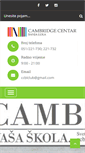 Mobile Screenshot of cambridge-centar.com